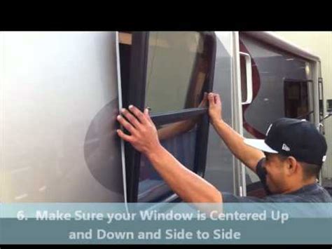 install window in rv door
